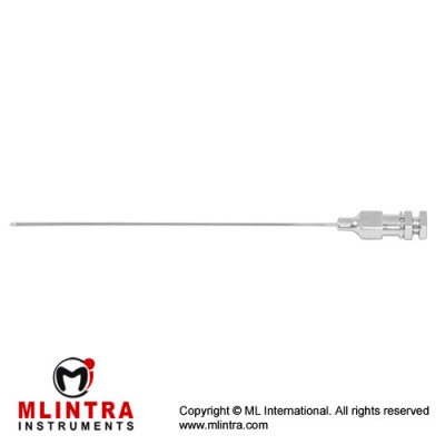 Quinke Lumbar Puncture Needle 22 G - With Luer Lock Connection Stainless Steel, Needle Size Ø 0.7 x 89 mm